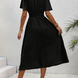 La Scintilla | Élisa Elegant Polka Dot Dress