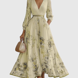 Rowella | Elegant Maxi Dress with Pleats