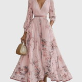 Rowella | Elegant Maxi Dress with Pleats