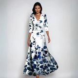 Eliana™ | Elegant A-Line Floral Dress