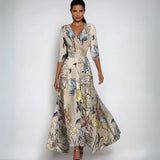 Eliana™ | Elegant A-Line Floral Dress