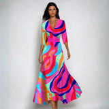 Eliana™ | Elegant A-Line Floral Dress