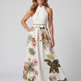 Livada | Halter Botanička Panel Maxi Haljina