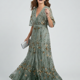 Selora | Halter Bloom Flow Maxi Haljina