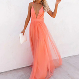 La Scintilla | Maxi Dress Luce Corallo