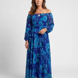 Aspen | Floral Halter Maxi Dress