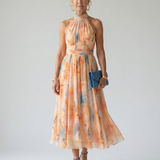 Elin | Mekana Halter Midi Haljina
