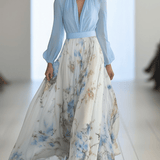 Peniel™ | Elegant Maxi Floral Dress