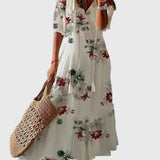 Sofia | Boho Vintage Ljetna Maxi Haljina