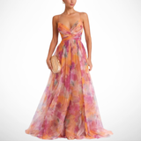 La Scintilla | Maxi Haljina s Cvjetnim Uzorkom Elegancije