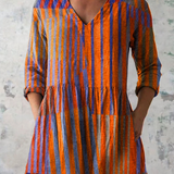 Nadia | Long V-Neck Blouse