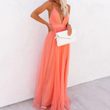 La Scintilla | Maxi Dress Luce Corallo