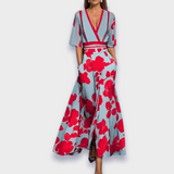 Eliana™ | Elegant A-Line Floral Dress