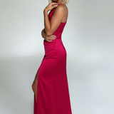 Grace | Satin Maxi Dress