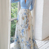 Peniel™ | Elegant Maxi Floral Dress