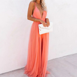 La Scintilla | Maxi Dress Luce Corallo