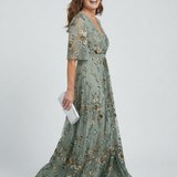 Selora | Halter Bloom Flow Maxi Haljina