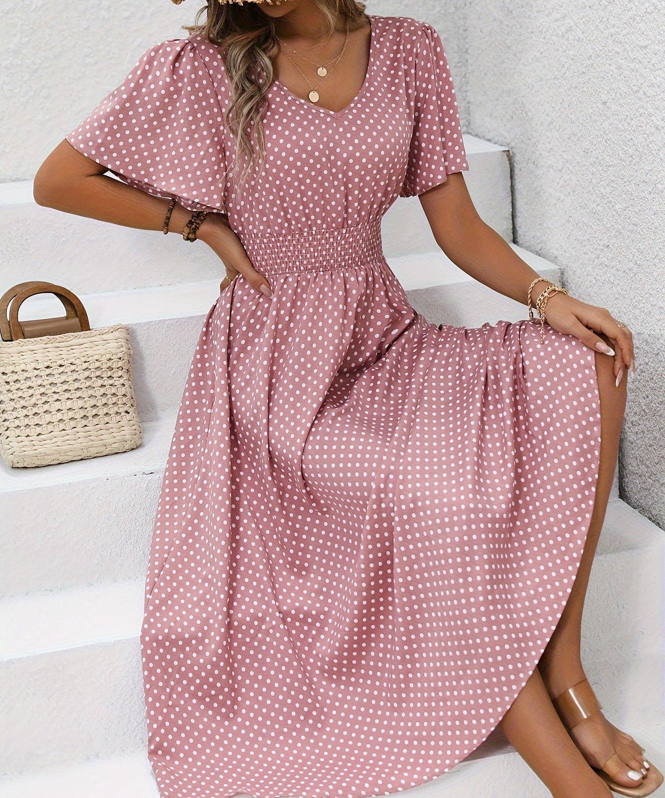 La Scintilla | Élisa Elegant Polka Dot Dress