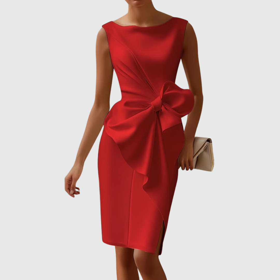 Ainsley | Chic Sleeveless Midi Dress