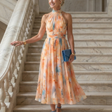 Elin | Mekana Halter Midi Haljina