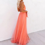 La Scintilla | Maxi Dress Luce Corallo