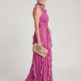 Orea | Halter Maxi Haljina s Ruffles