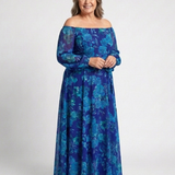Aspen | Floral Halter Maxi Dress
