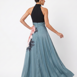 Olympas | Halter Bodice Cvjetna Maxi Haljina