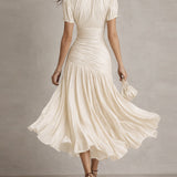 Adriana - Midi haljina od vintage svile