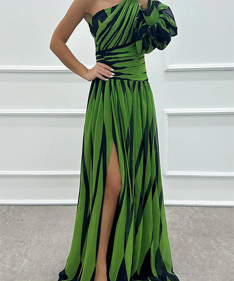 Hazel™ | Elegantna Maxi Haljina s Otkritim Ramenima