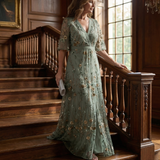 Selora | Halter Bloom Flow Maxi Haljina