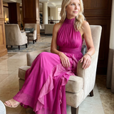 Orea | Halter Maxi Haljina s Ruffles