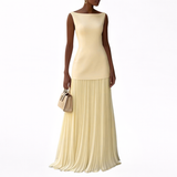 Celeste | Maxi Plissé Dress