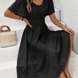 La Scintilla | Élisa Elegant Polka Dot Dress