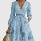 Rowella | Elegant Maxi Dress with Pleats