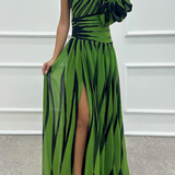 Hazel™ | Elegantna Maxi Haljina s Otkritim Ramenima