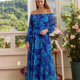 Aspen | Floral Halter Maxi Dress