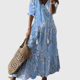 Sofia | Boho Vintage Ljetna Maxi Haljina