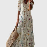 Sofia | Boho Vintage Ljetna Maxi Haljina