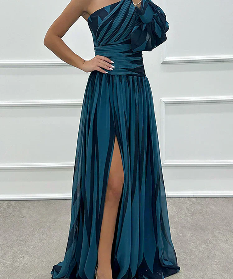 Hazel™ | Elegantna Maxi Haljina s Otkritim Ramenima