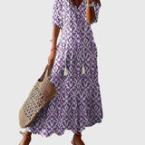 Sofia | Boho Vintage Ljetna Maxi Haljina