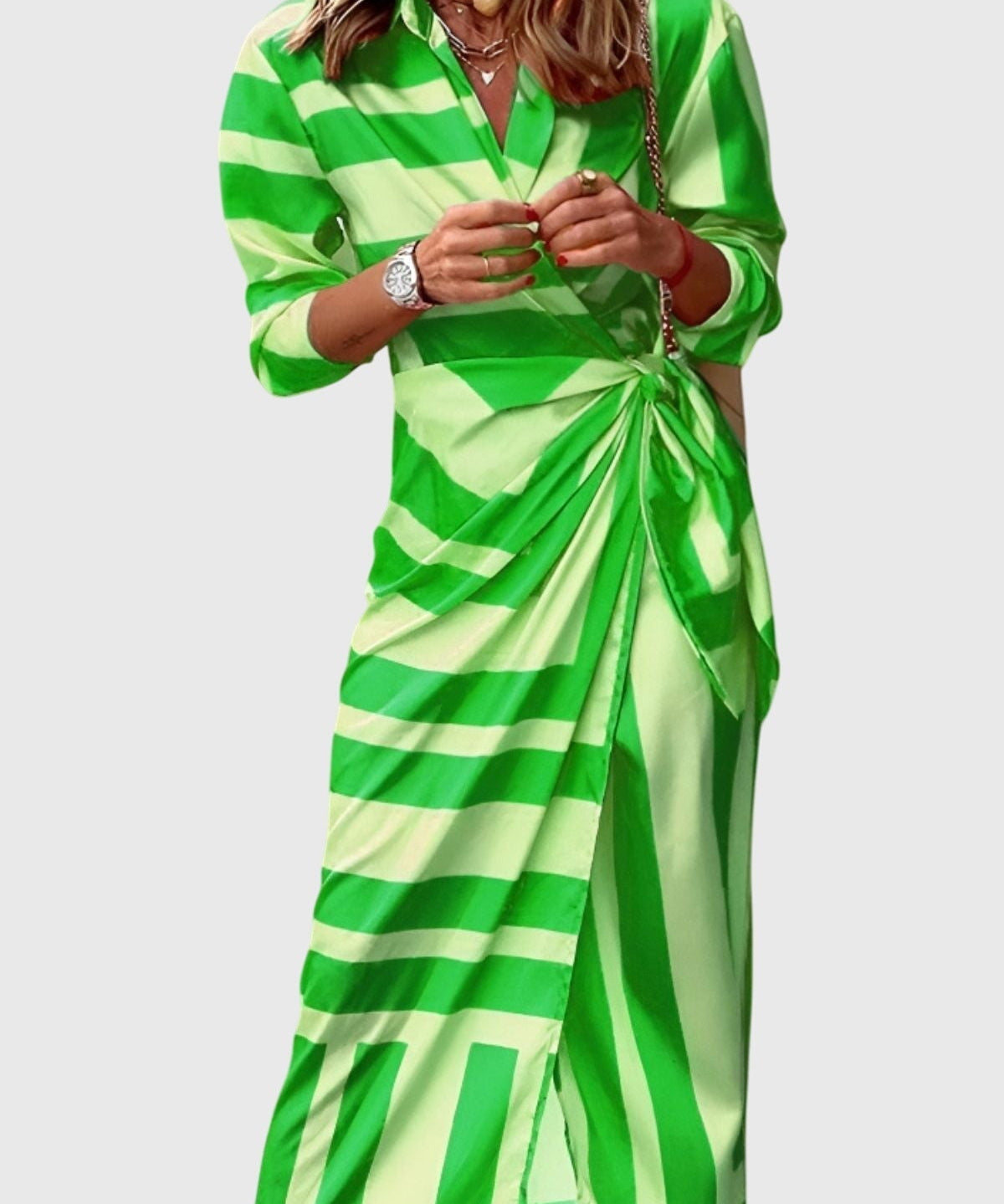 Everly | Elegantna Haljina s Uzorkom