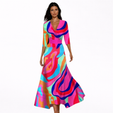 Emilia | Maxi Haljina s Cvjetnim Printom
