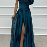 Hazel™ | Elegantna Maxi Haljina s Otkritim Ramenima