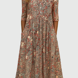 Harlow | Elegantna Midi Haljina s V-Izrezom