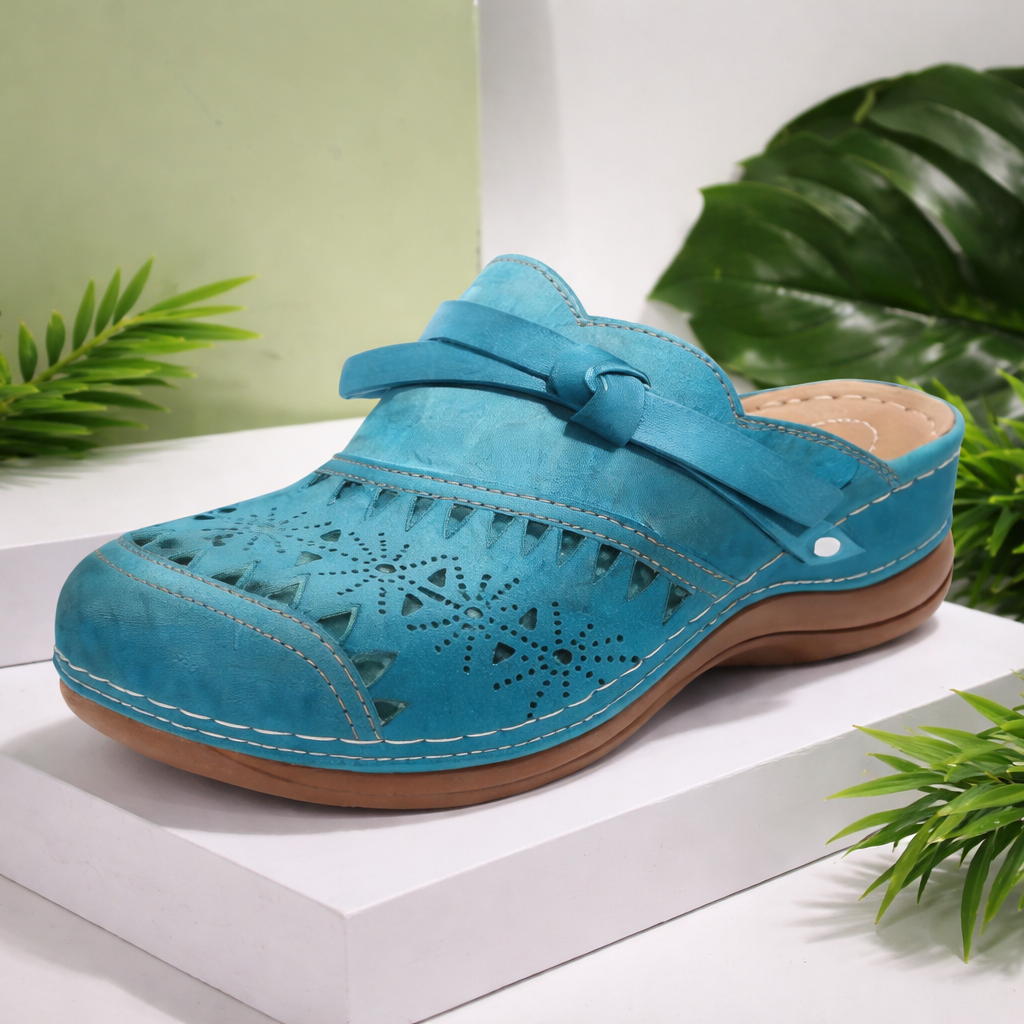 Nicholle | Ballerina Shoes with Cutout and Bow