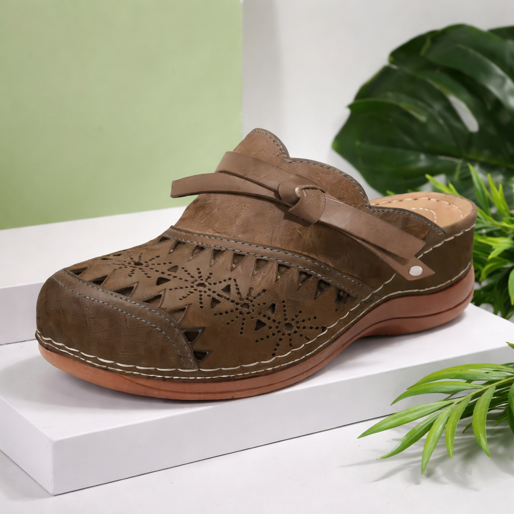 Nicholle | Ballerina Shoes with Cutout and Bow
