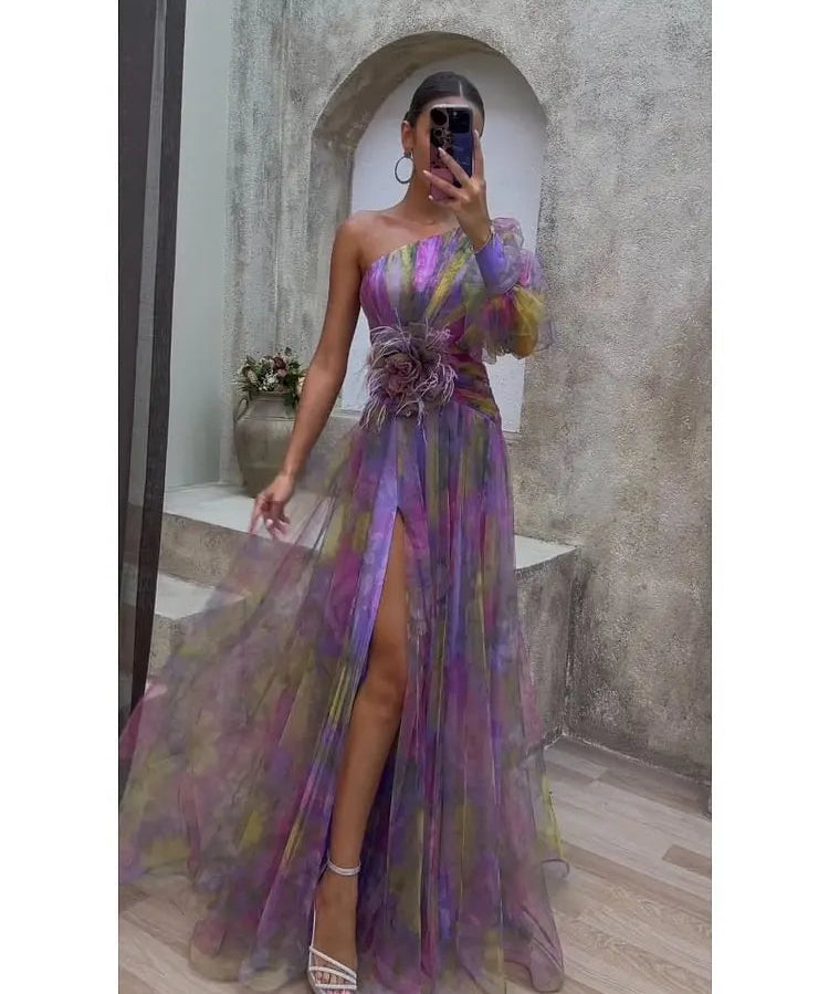 La Scintilla | Elegantna Haljina s Cvjetnim Uzorkom