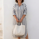 Naomi | Midi haljina s dugim rukavima