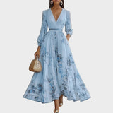 Rowella | Elegant Maxi Dress with Pleats